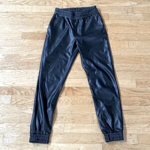 RDI Faux Leather Jogger Black XS